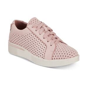 NEW Gentle Souls Kenneth Cole Haddie Perforated Sneakers Platform Pink Size 9.5